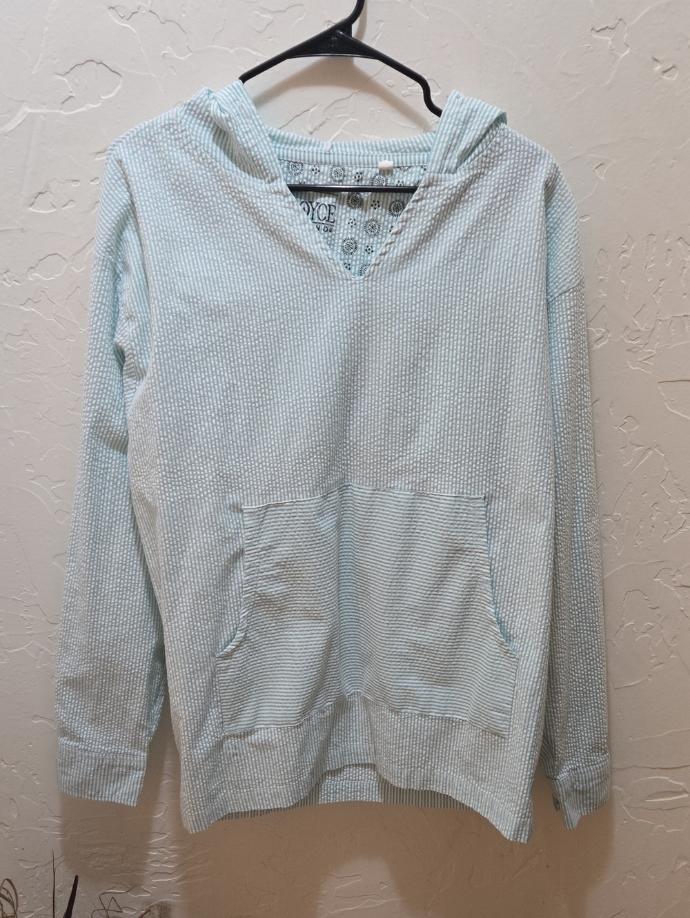 Royce Brand Light Aqua Hooded Pullover Hoodie